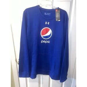 Under Armour x Pepsi Fleece Coldgear Sweatshirt Men’s 2XL 2019 Crewneck Pocket